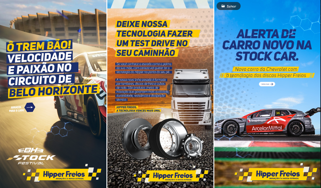 Stories — criativo Rocket
